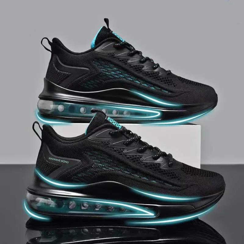 Fashion Mens Running Shoes Air Cushion Sneakers New Breathable Casual Shoe Light Comfort Sport Training Shoes for Men Luxury Tenis Shoes