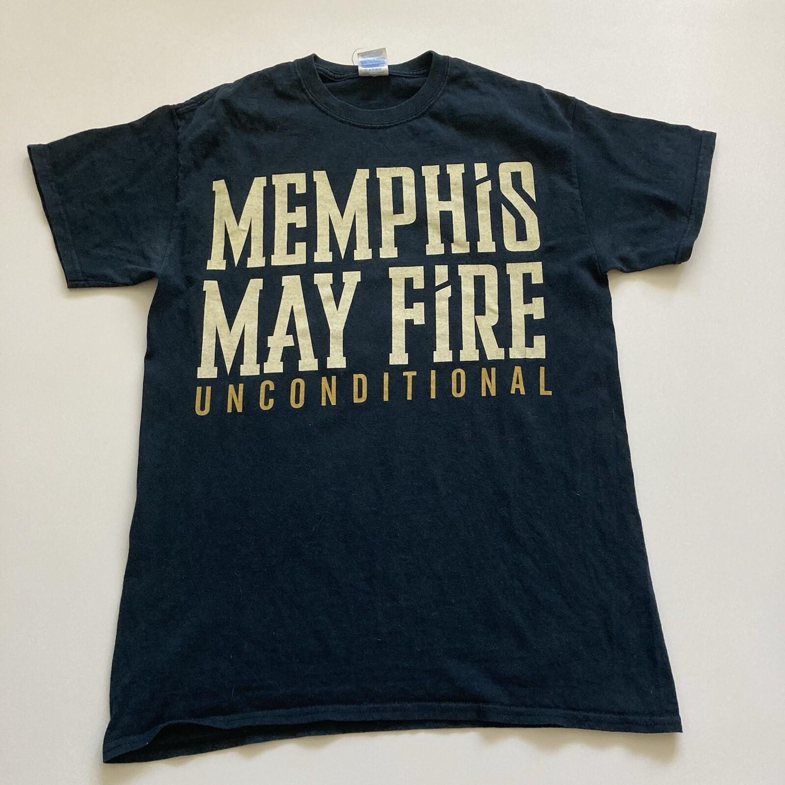 memphis may fire unconditional tour metalcore southern rock band tee size medium XXXL