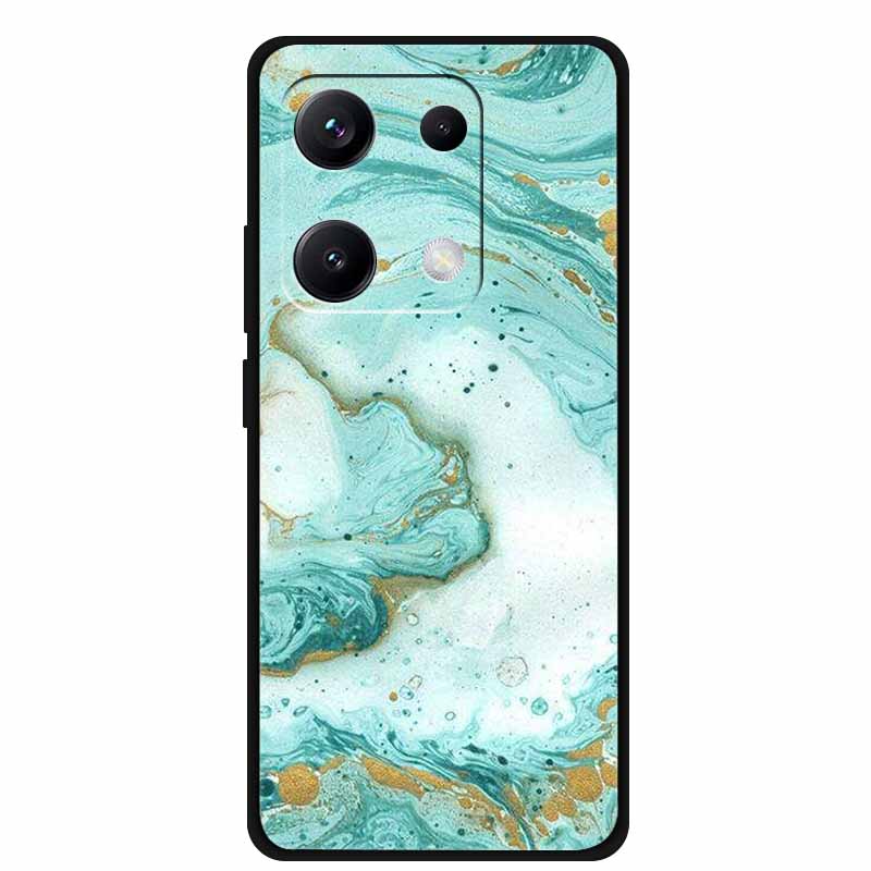For Redmi Note 14S Case Note14S Marble Back Soft Cover Bumper TPU Phone Case For Xiaomi Redmi Note 14 S Silicone Shells Funda