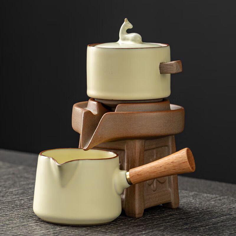 

Ru Kiln Automatic Ceramic Kung Fu Tea Set