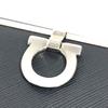 Salvatore Ferragamo Gancini logo Long wallet Long Wallet Leather Black/Silver