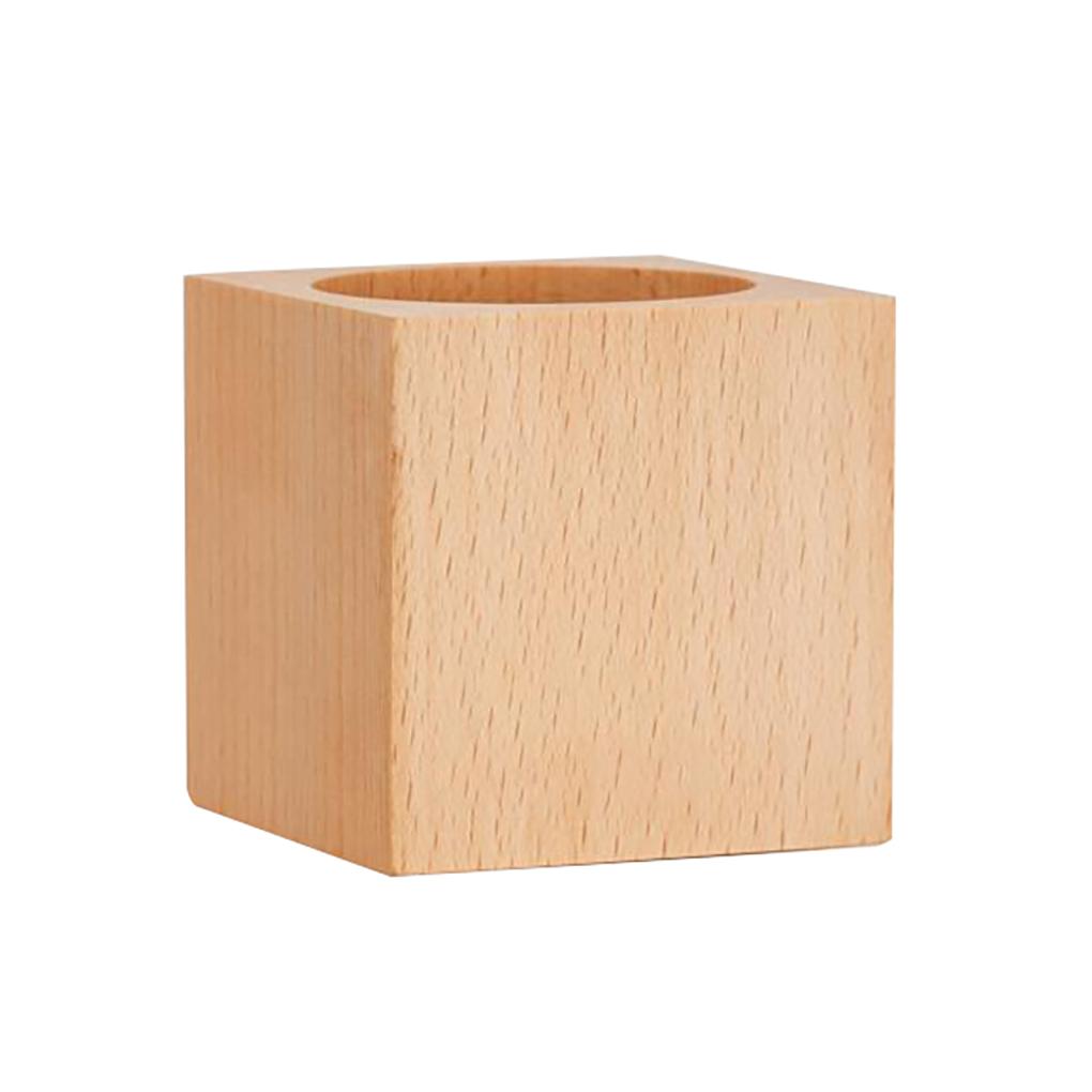 Kerzenständer aus Massivholz Weihnachten Hochzeit Valentinstag Requisite Tischdekoration Kerzenhalter