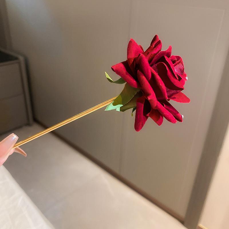 New Chinese Phoenix Luminous Lotus Tassel Hairpin Guochao Stepping Hairpin Antique Temperament Hanfu Hair Accessories Women