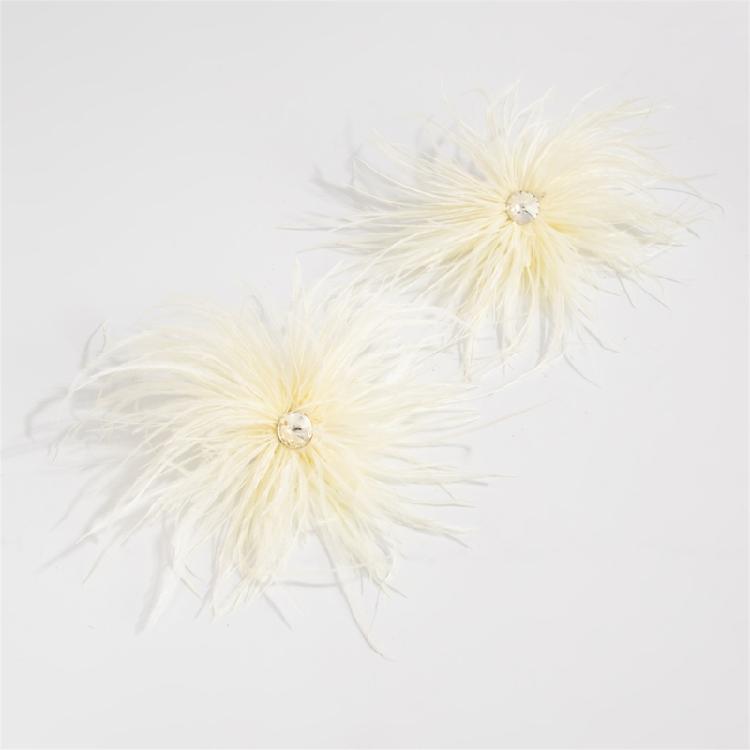 Long Feather Drop Earrings Eye Catching Decoration Ear Jewelry Suitable For Parties Concerts And Festive Celebrations