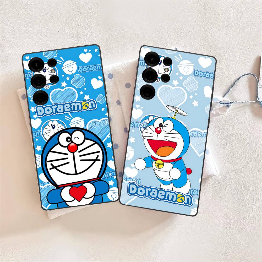Cartoon D-Doraemons Phone Case For Samsung S 24 Fe 25 Ultra Plus 20 Lite 21 30 22 23 24 22 Ultra 5G Fundas