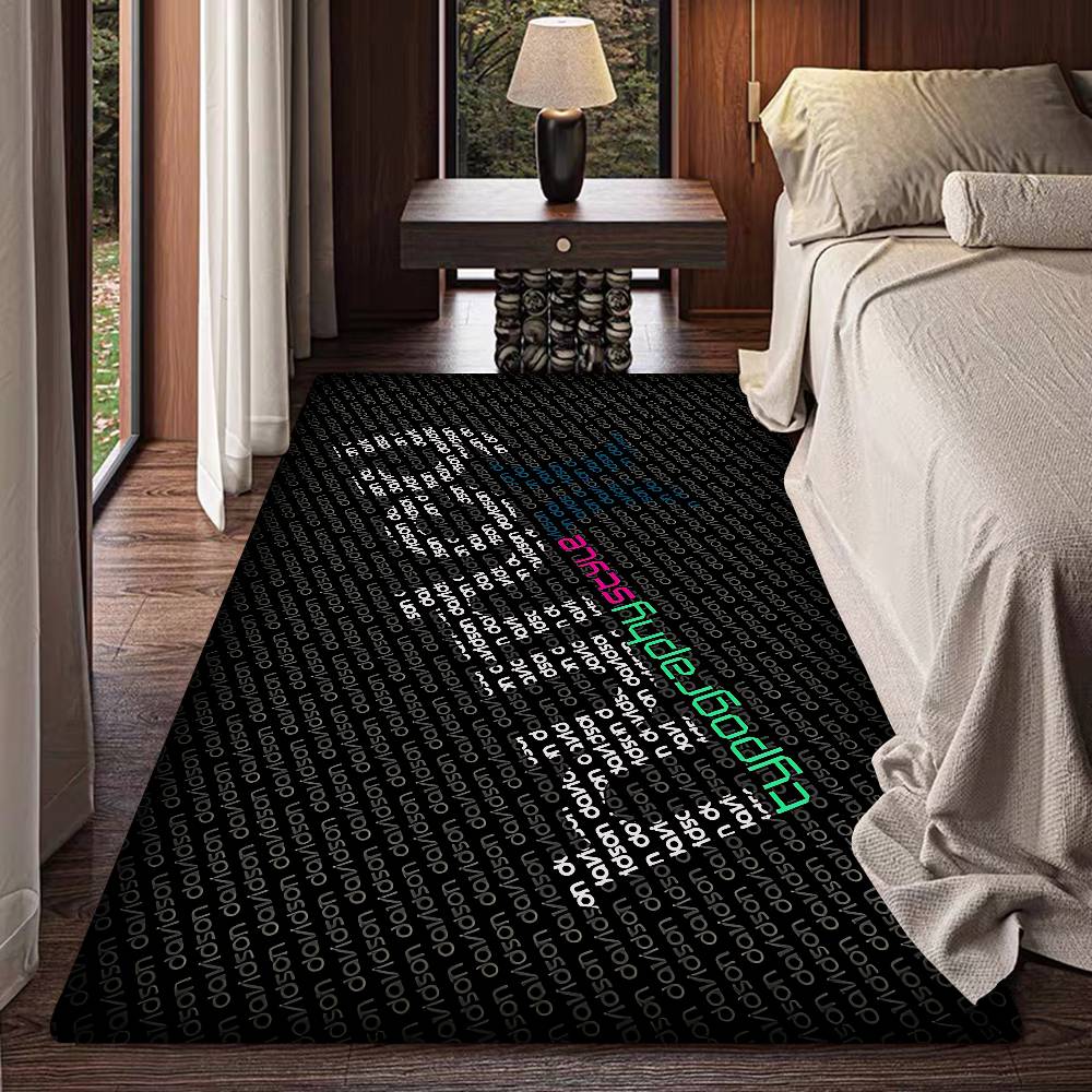 

Ashion Cool Brand Vintage H-hurley Entrance Door Mat Nordic Style Bedroom Living Room Doormat Home Balcony Anti-Slip Home Decor 50x80cm