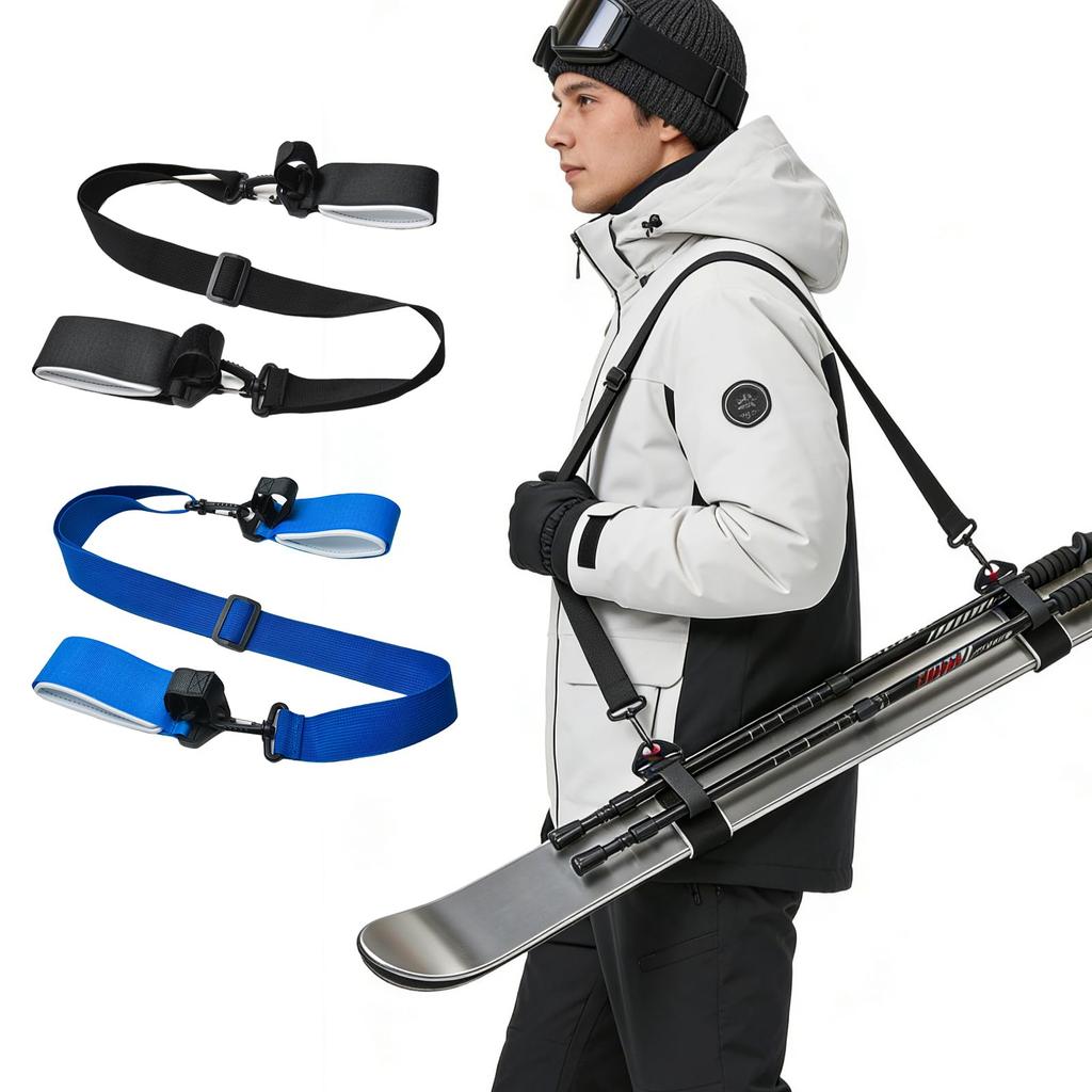 Ski Band Ski Carry Belt Set of 2 Shoulder Belts