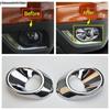Car Front Fog Lamps Lights Ring Circle Decoration Cover Trim For Suzuki SX4 S-cross 2017 -  ABS Chrome Accessories Exterior