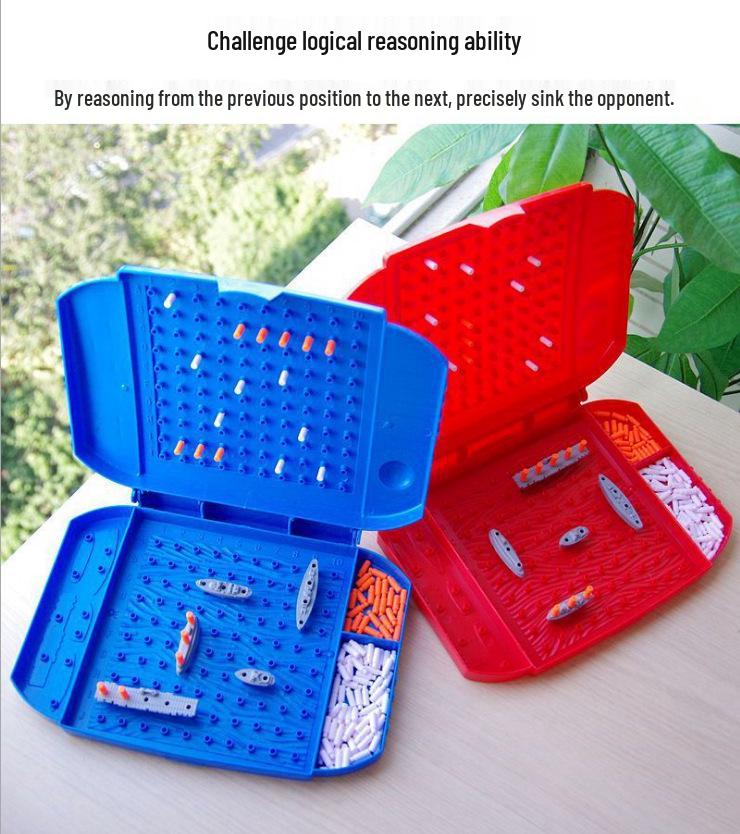 Naval Warfare Strategy Chess: Educational Two-Player Logic Game for Parent-Child Interaction