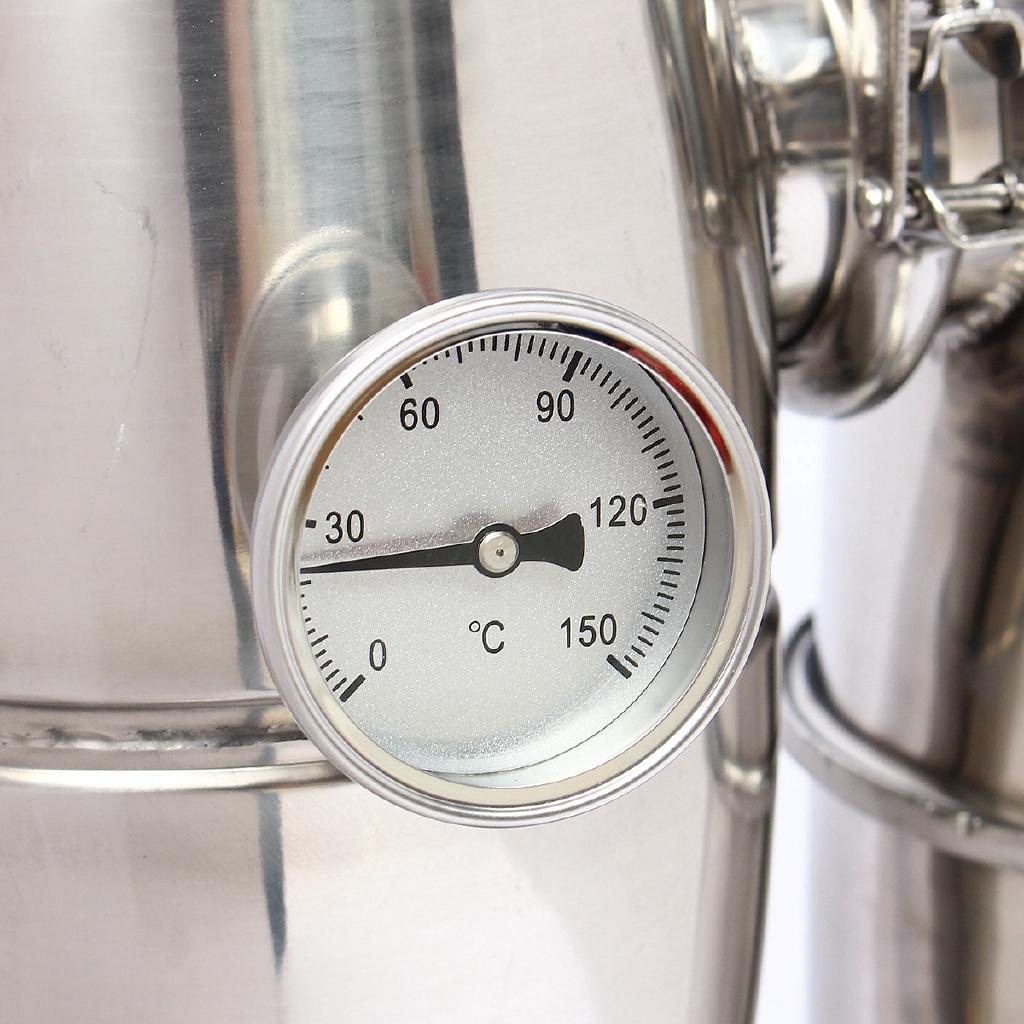 20L Alcohol Distiller Wine Maker Brew Hit Home 304 Stainless Moonshine Boiler