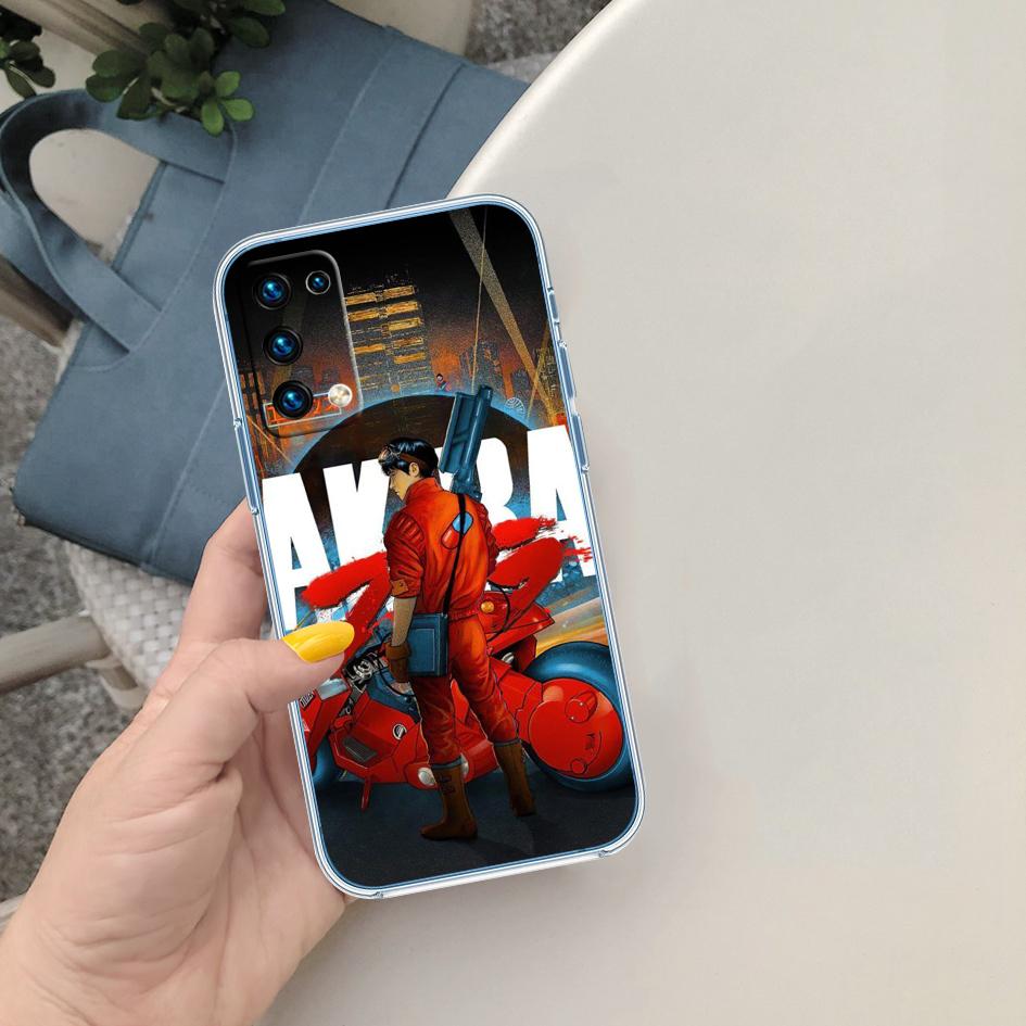 LO2 Akira Anime Weiche durchsichtige Handyhülle für Samsung Galaxy A04 A04S A14 A23 A34 A54 M23 M33 M52 M53