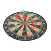 17 Inch Dart Board Game Set Double Sided Magnetic Dart Board with Magnetic Darts Brown