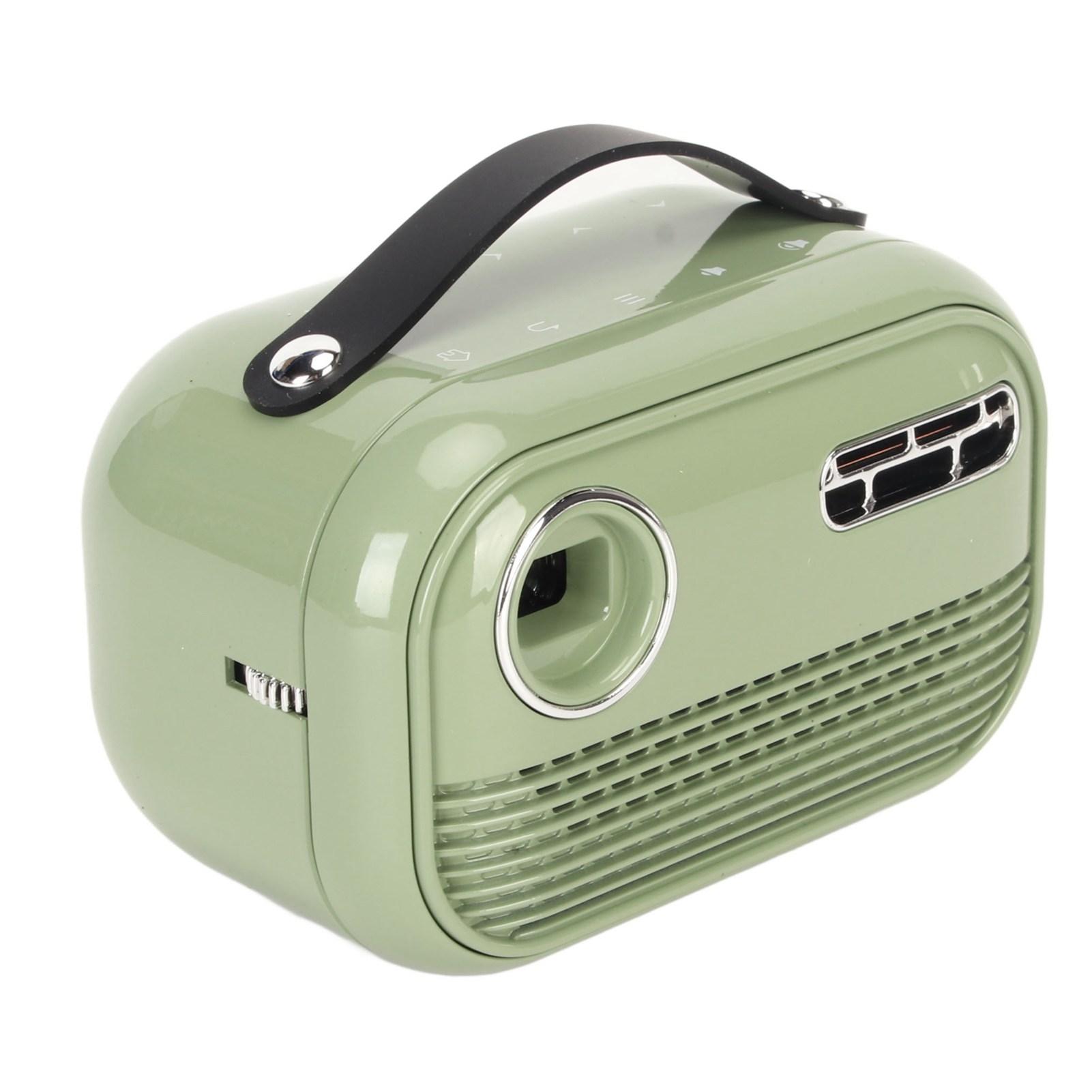 

DLP проектор Mini 4K поддержка 5G WIFI Bluetooth 3D портативный проектор для Android 9.0 100‑240 В США US Plug зелёный