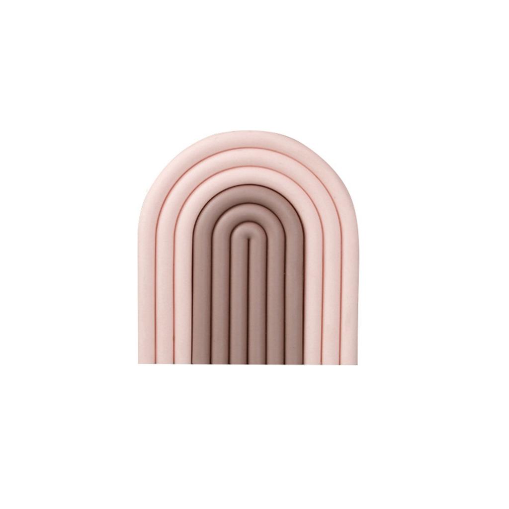 Prostírání Protiskluzové Odolné proti opotřebení Zesílené Izolační Podložka pod hrnek pro Mísu Talíř Kuchyň Restaurace Šedá