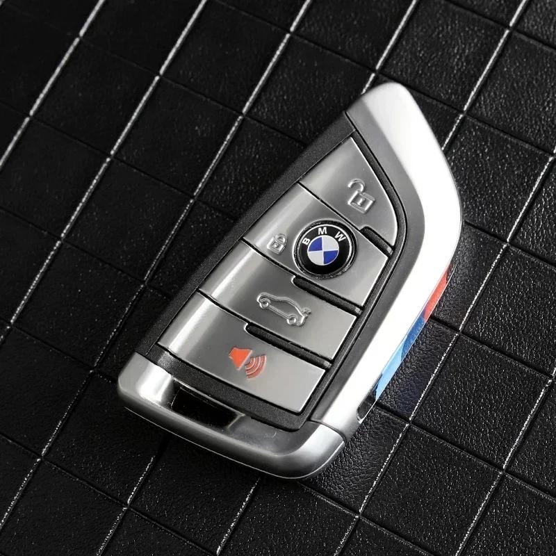 2025 Car For BMW 50 PCS 14mm Car badge Emblem car Key Sticker decoration Sticker For Bmw e46 e90 e60 e39 f30 e36 f10 f20 e87 e92