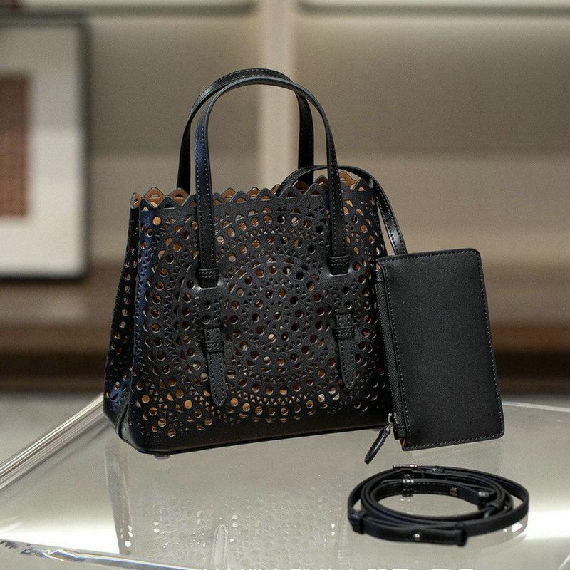 Designer Luxe Hoge Kwaliteit Mini Koeienhuid Schouder Handtassen Uitgesneden Mode Grote Capaciteit Echt Leer Emmer Tas