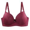 Source Bra Adjustable Large Size Women's Underwear Lace Breathable Glossy Anti-sagging Bra Source