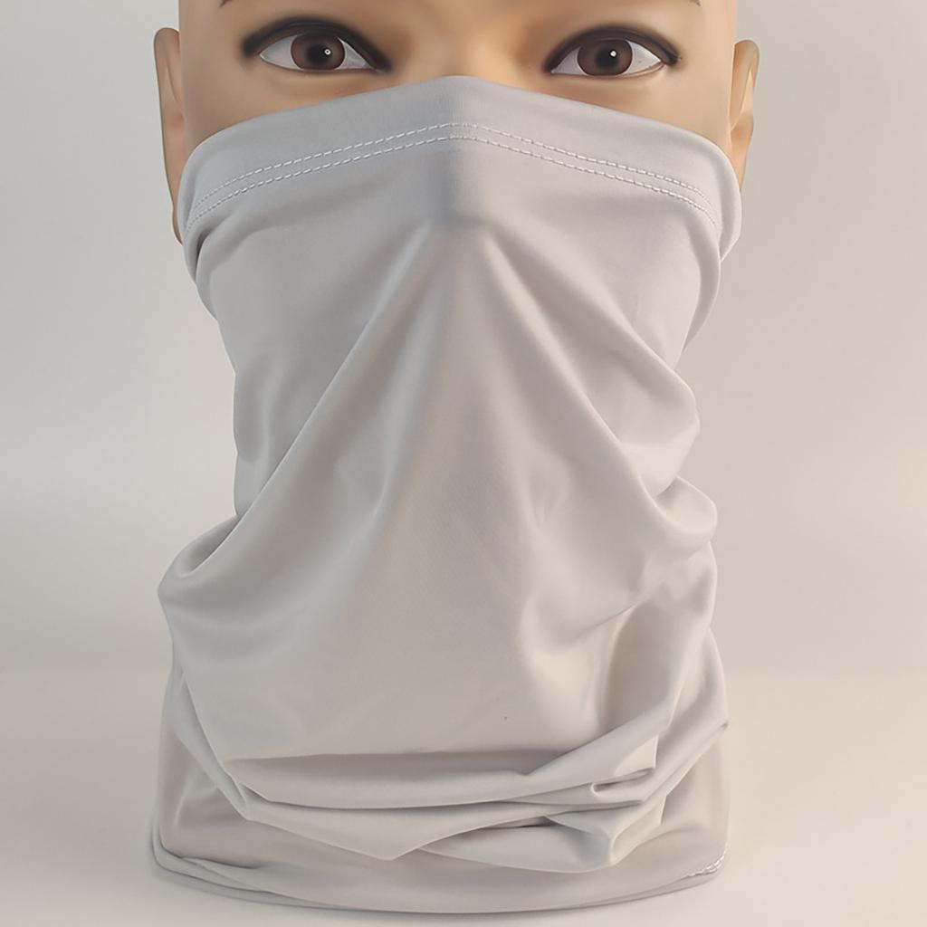 Ladies MenSunscreen Neck Protector Full Face Ice Silk Breathable Cotton Mask
