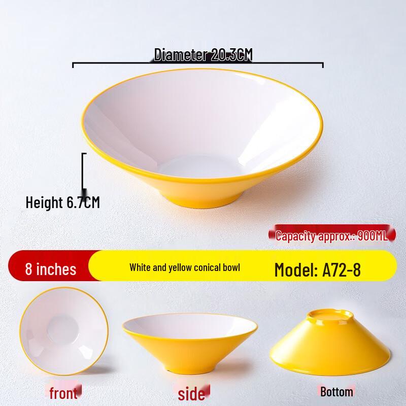 

Nordic Melamine Commercial Ramen & Noodle Soup Bowl