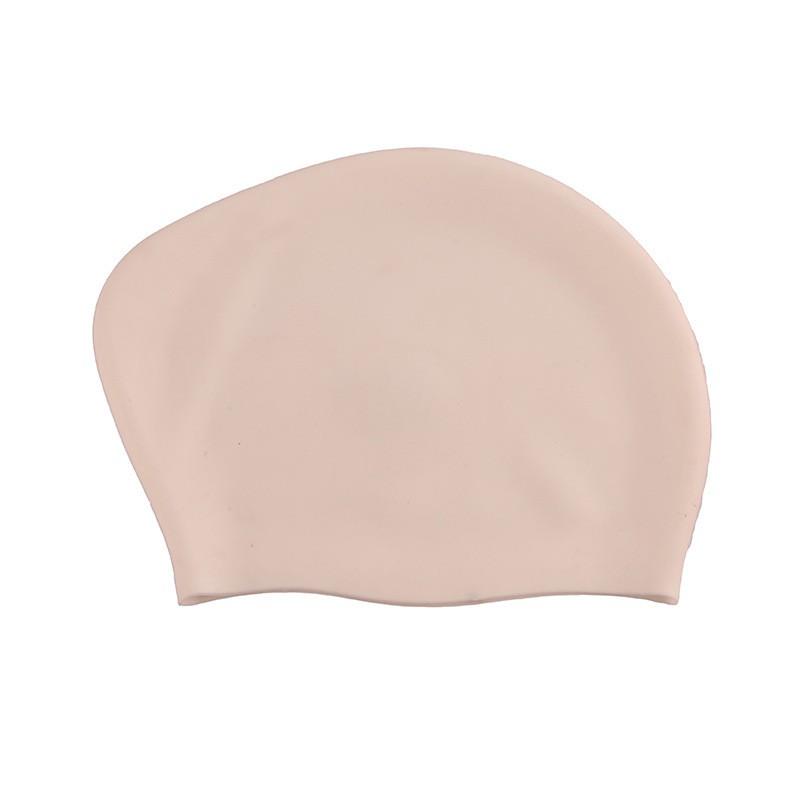 Silicone Swimming Cap Adults - Waterproof Comfort Fit Solid Color Unisex Pool Beach Use