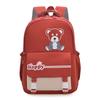 Fresh solid color backpack, casual and simple for junior high school students, light for class, large-capacity backpack.