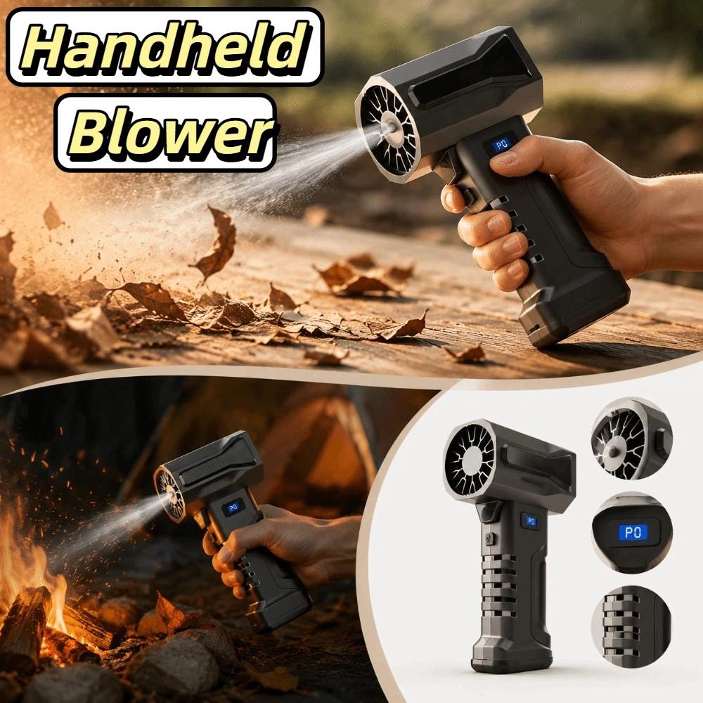 Cordless Operation Cordless Handheld Turbo Blower High Power Mini Air Fan  Home Use