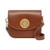 Geantă Crossbody Elizabeth cu Clapetă Superioară Curea de Umăr Reglabilă Detașabilă Piele de Vițel Genți Femei Maro 80557761