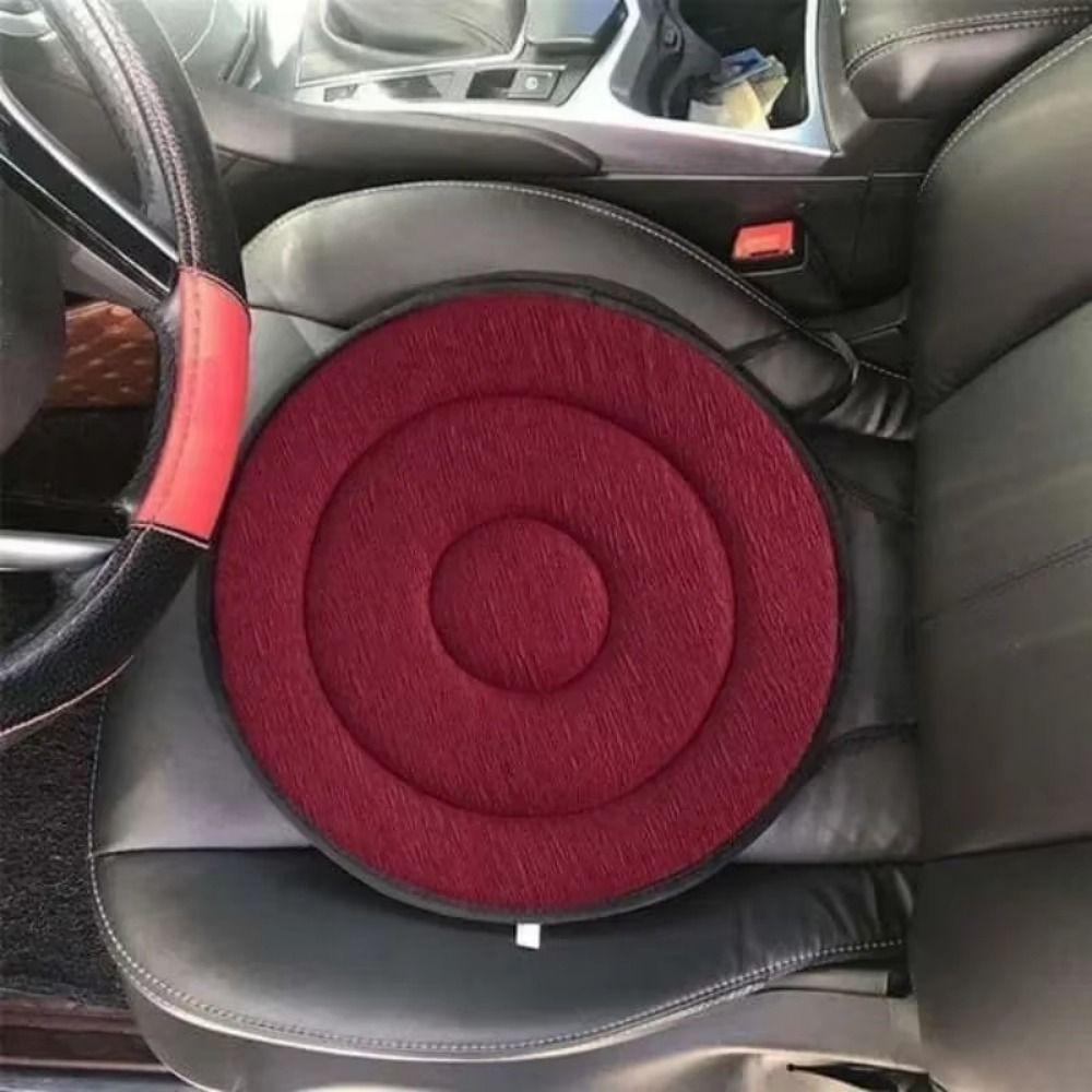 360 Degree Rotation Rotary Chair Cushions Anti-Slip Car Swivel Cushion Pad for Elderly
