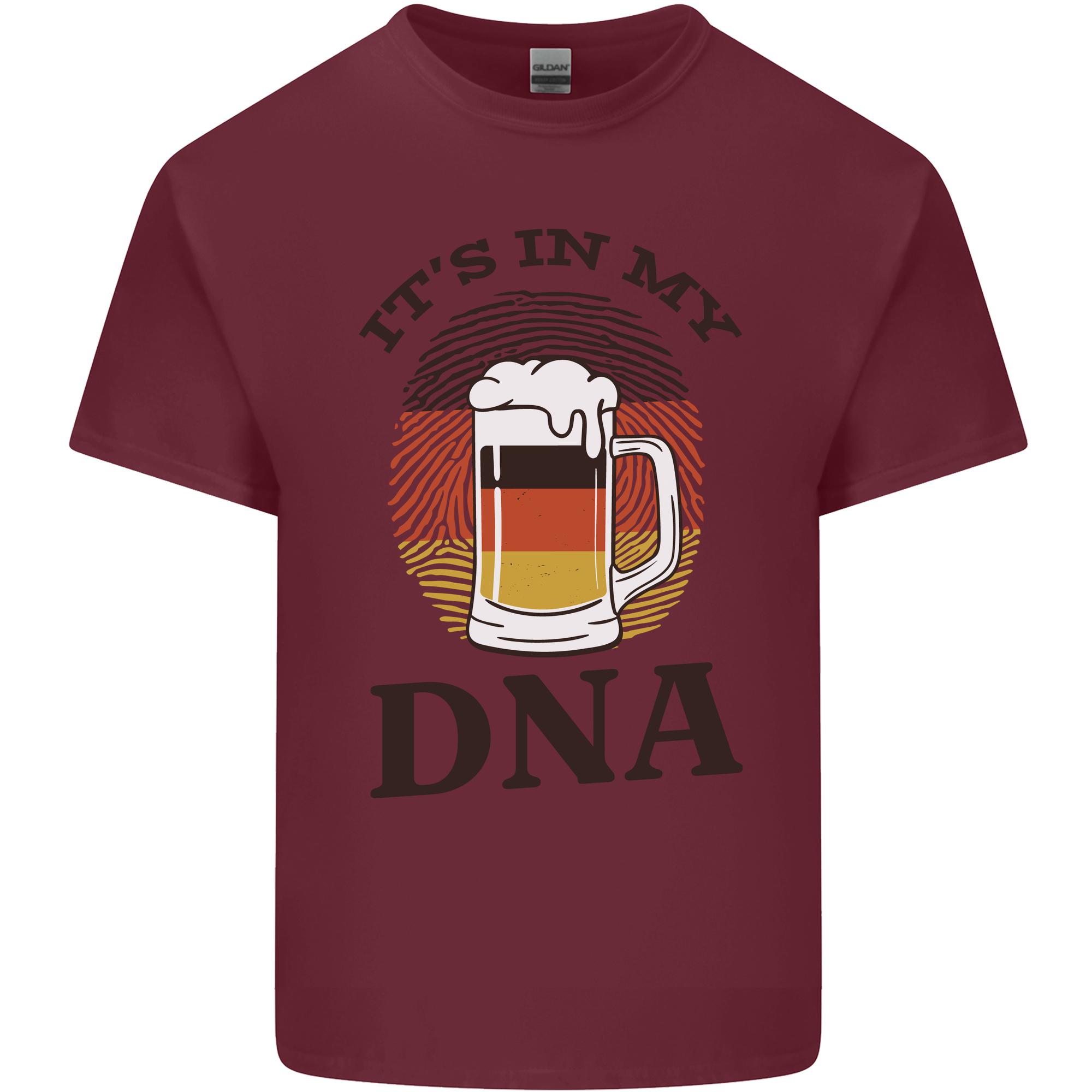 GerUnisex Beer Its in My DNA Funny GerUnisexy Unisexs Light Cotton TShirt S