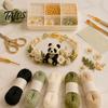 Fournitures pour la fabrication de bracelets Kit Animal Tissé DIY, Kit Fait Main Renard Chat Cerf Oiseau Loisirs Créatifs, Ensemble Crochet Floral pour Débutants Adultes Arts et Artisanat