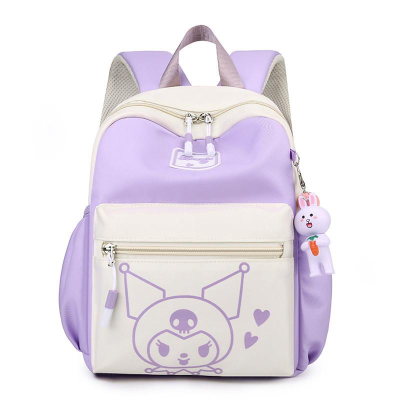 Adorable Cartoon Backpack For Girls Trendy Oxford Fabric Fun Lightweight School Bag