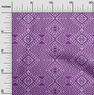 Tissu Coton Flex Imprimé Géométrique Point Flamme Tissu Au Mètre 40 Pouces