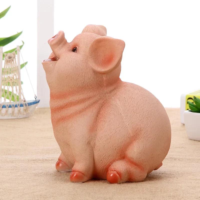Cute Pig Piggy Bank Child Piggy Bank Children Toys Money Boxes Cartoon Pig Shaped Birthday Gift Coins Storage Box for Home Decor