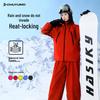 Ensemble de combinaison de ski d'hiver: Veste à Capuche Oreilles de Lapin pour Sports d'Extérieur Chauds, Imperméables & Snowboard