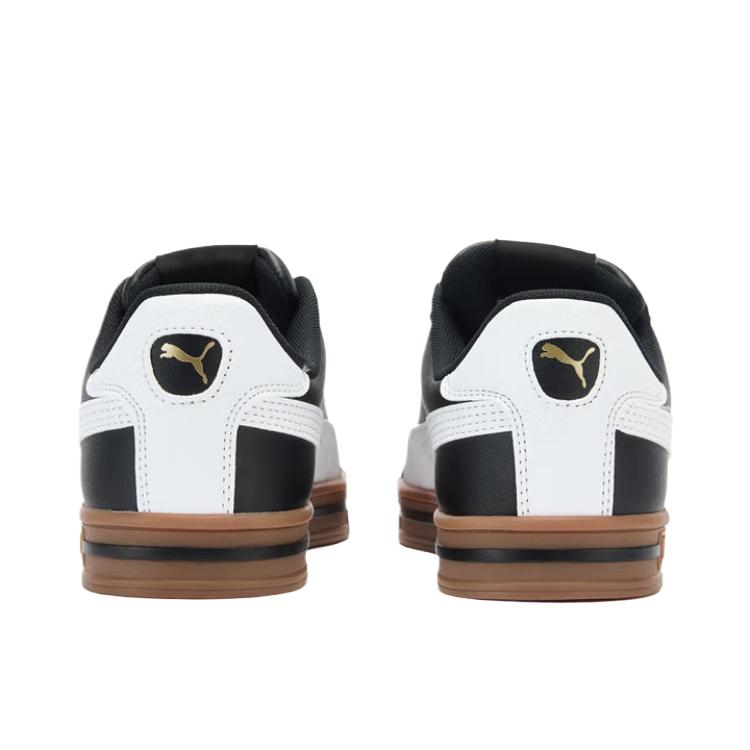 Puma Smash Vulc V3 Synthetic Leather Casual Classic Simple Retro Breathable Low-Top Skate Shoes Unisex Sneaker Black 380752-23