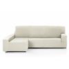 Cover for Corner Sofa - Hosteline - Olympe Ivory - 48x29x14 Cm - Multicoloured - Short Right - One Size