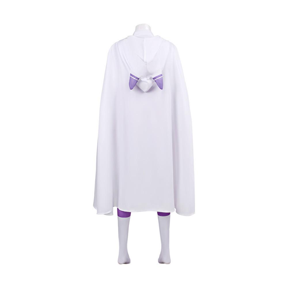 Re Zero Starting Life In Another World Emilia Cosplay Costume With Polyester Fabric For Anime Conventions
