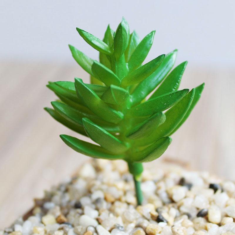Beautifully Crafted Mini Artificial Succulents For Lifelike Home Office Decor
