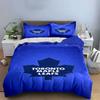 Toronto Maple Leafs Logo Pościel Wzór Nadruk Zestaw Pościeli Poszewka na Kołdrę Poszewki na Poduszki (1* Poszewka na kołdrę 2* Poszewki na poduszki Nie zawierają kołdry)