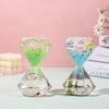 Dreamy Milky White Liquid Diamond Oil Hourglass Ornament - Children's Day Gift