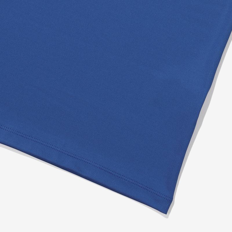 Fila Casual Sports Printed Dopamine Round Neck Short Sleeve T-Shirt Unisex T-Shirt Blue FS2RSE2201M-MAB