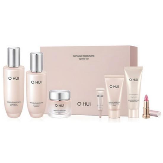 OHUI Miracle Moisture Pink Barrier Skincare Special Set Skin 150ml + Emulsion 130ml