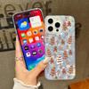 Mini Christmas Trees Printing Case For iPhone Air 17 16e 16 15 14 Pro Max 13 17 Pro Max ShockProof TPU Hybrid Hard Phone Cover