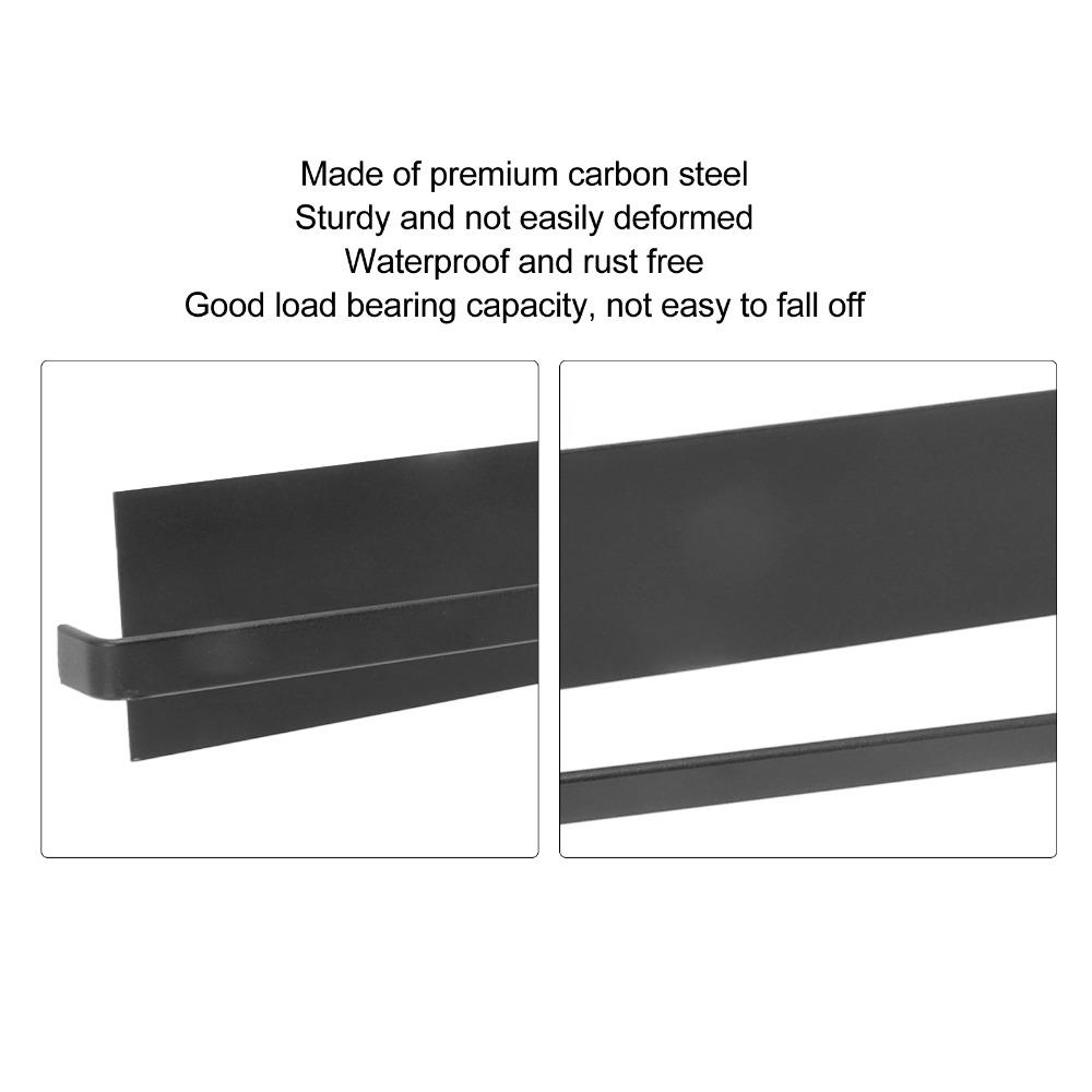 Carbon Steel Paper Towel Holder Wall Mounted Towel Bar Rack Paper Towel Roll Rack Space Saving