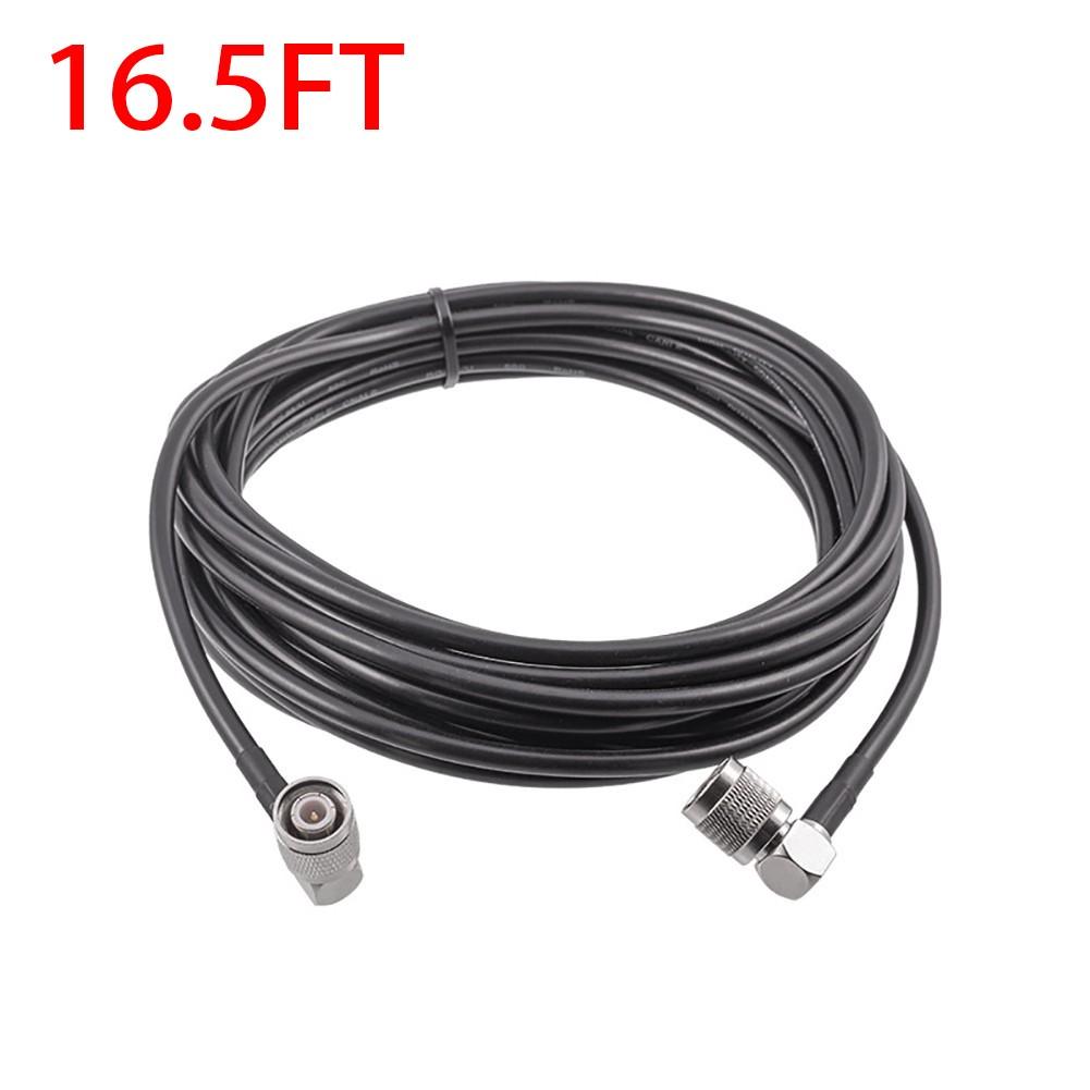 Cable de Antena GPS de 16.5 pies TNC Macho RA a Macho Ángulo Recto Para RTK GNSS