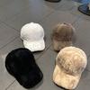 New Plush Baseball Cap Women's Autumn and Winter Thickened Warm and Cold-proof Peaked Cap
