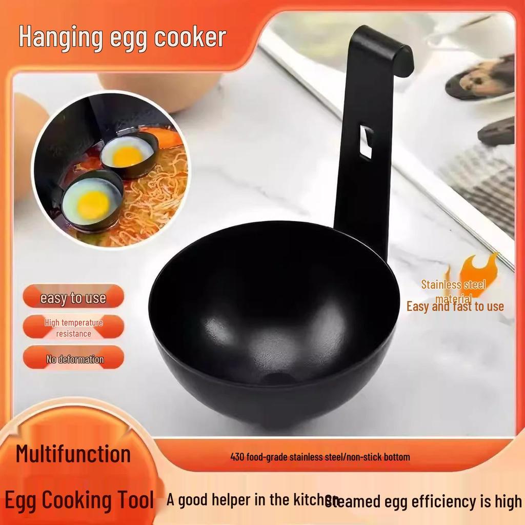 Newcomer Discount: Hang-on-Ear Poached Egg Mold - Quick Steam and Soft-Boil Tool