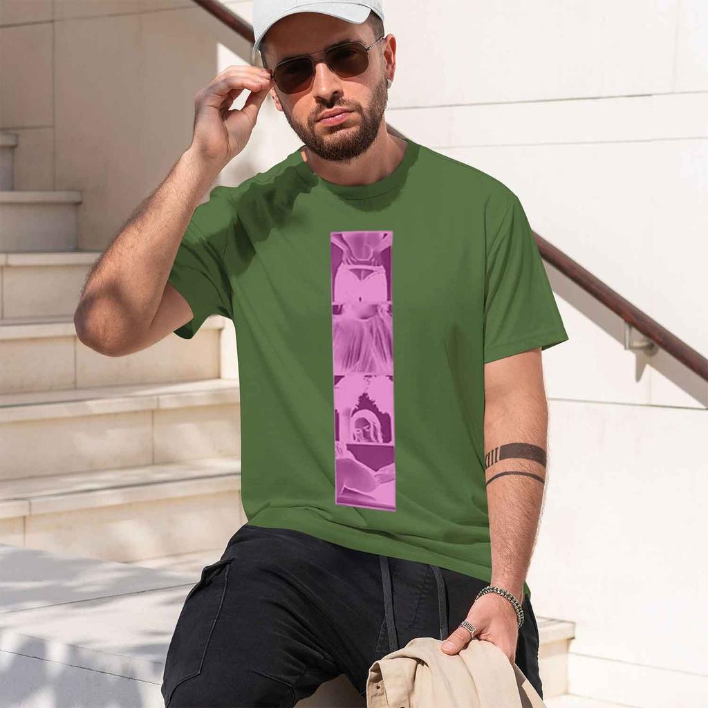 2026 New Model Demi Lovato Photostrip Tee Unisex Streetwear Loose Cotton Unisex Unisex Tshirts Short Sleeve Casual Female Tshirt Gr