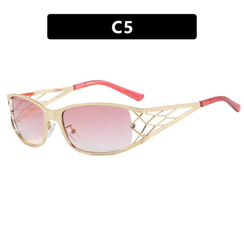 JYL Oversized Sunglasses UV400 Unisex Steampunk Gradient Mirror / 8083