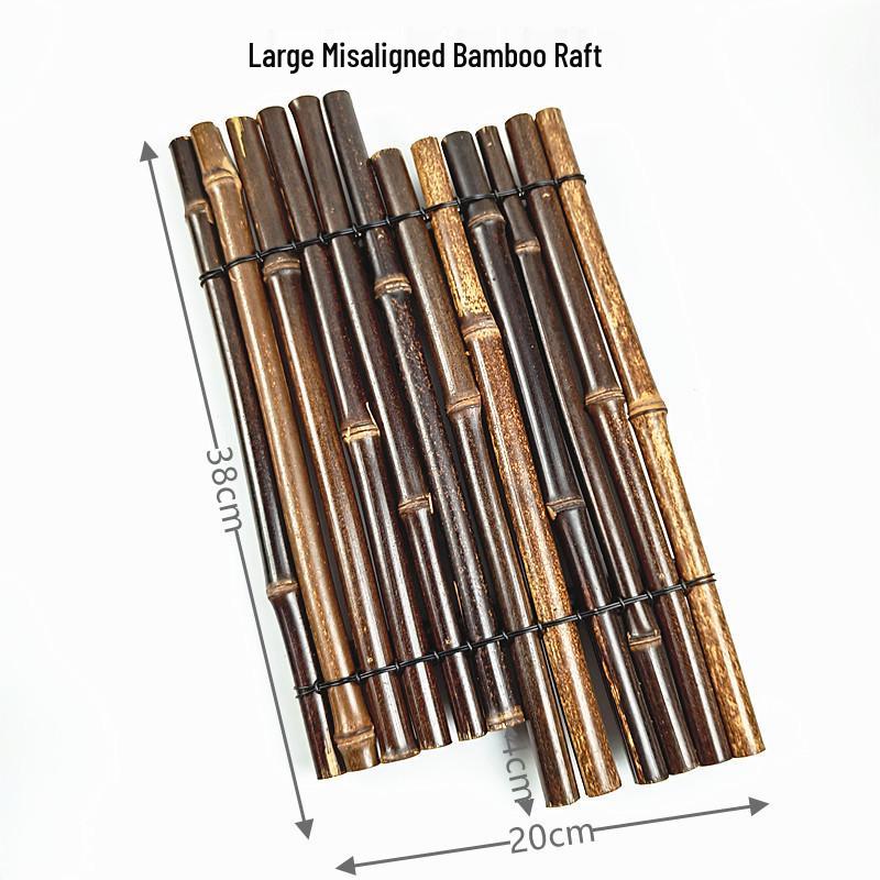 Sashimi & Seafood Bamboo Raft Decoration – Perfect for Hot Pot, Beef, BBQ, and Plating